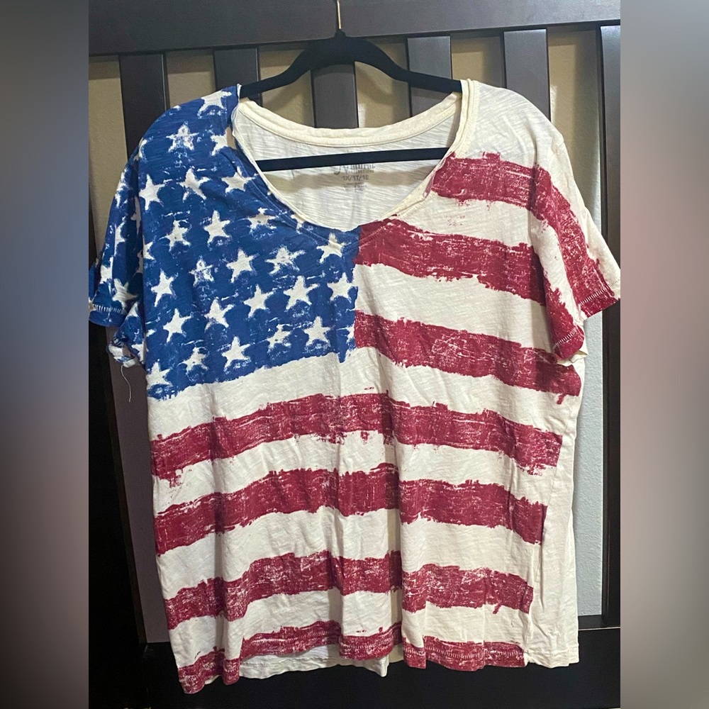 American flag shirt